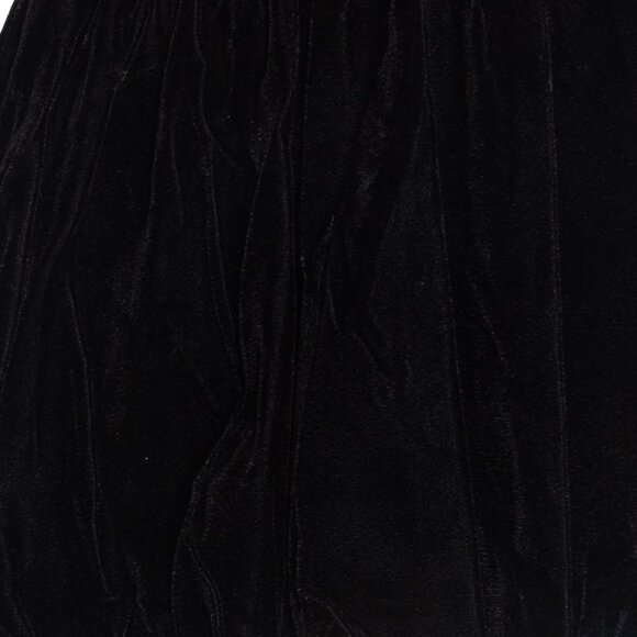 Black Velvet Size 12M Baby Girl Dress With Red Sash Bow Back Closure - Picture 3 of 6